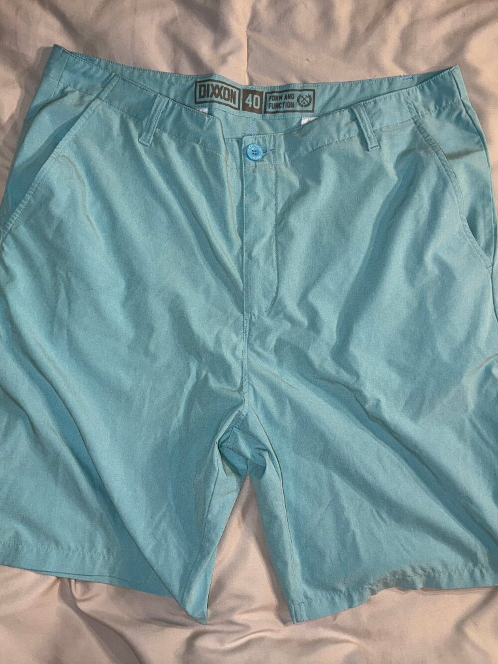 DIXXON Aqua Blue Men’s Hybrid Shorts